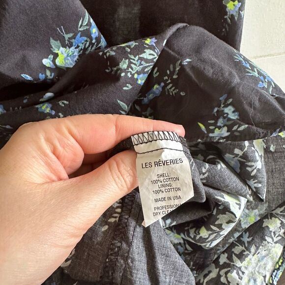 Les Reveries Women’s 10 Floral Chain Strap Dress - Picture 7 of 8